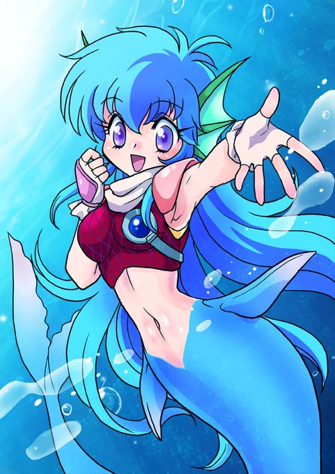 熱いので涼し気な絵を投下・・・