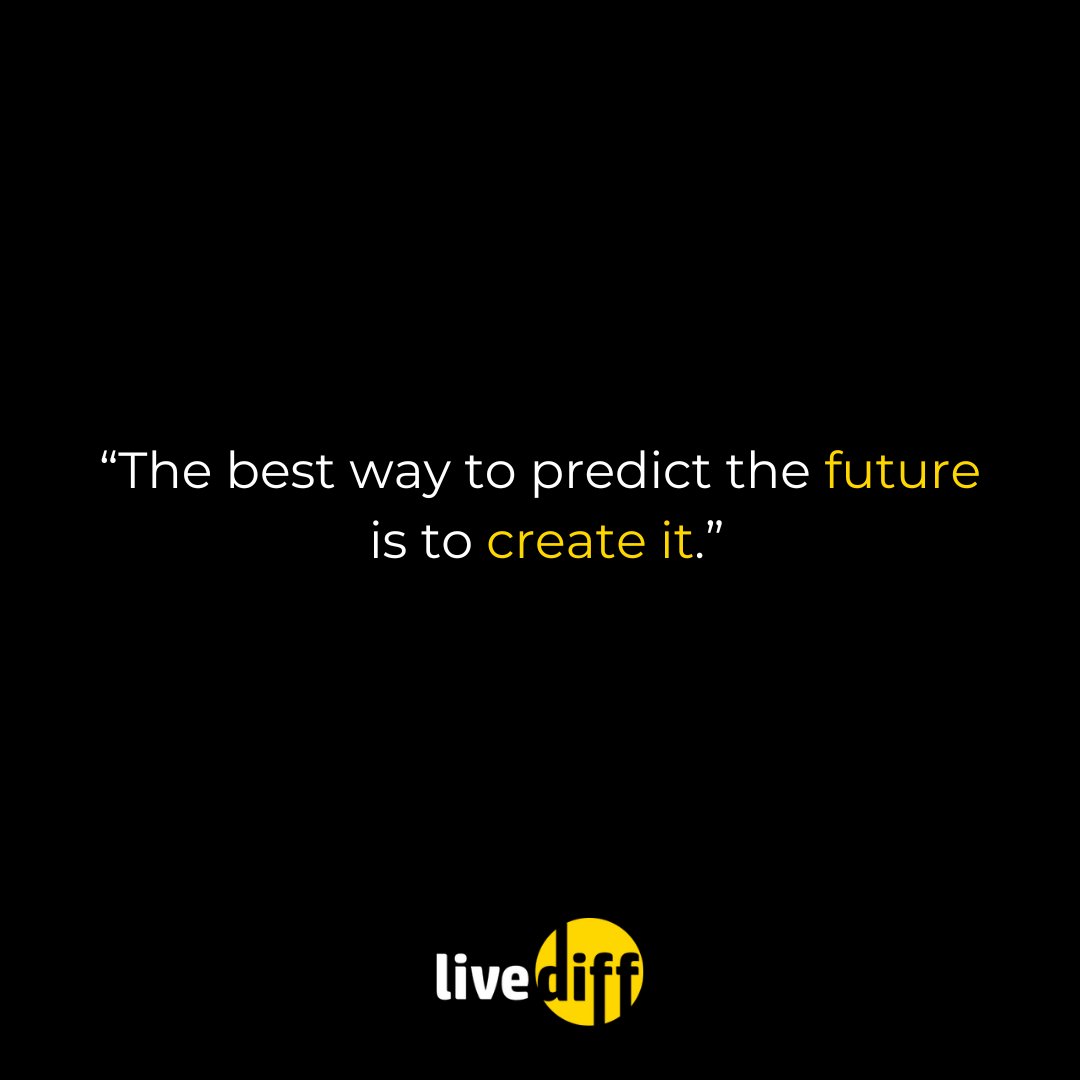 Embrace the power of your actions and decisions to shape the world you want to live in. 💪✨

 #LiveDiff #FutureCreator #MotivationMonday #Inspiration #CreateYourFuture