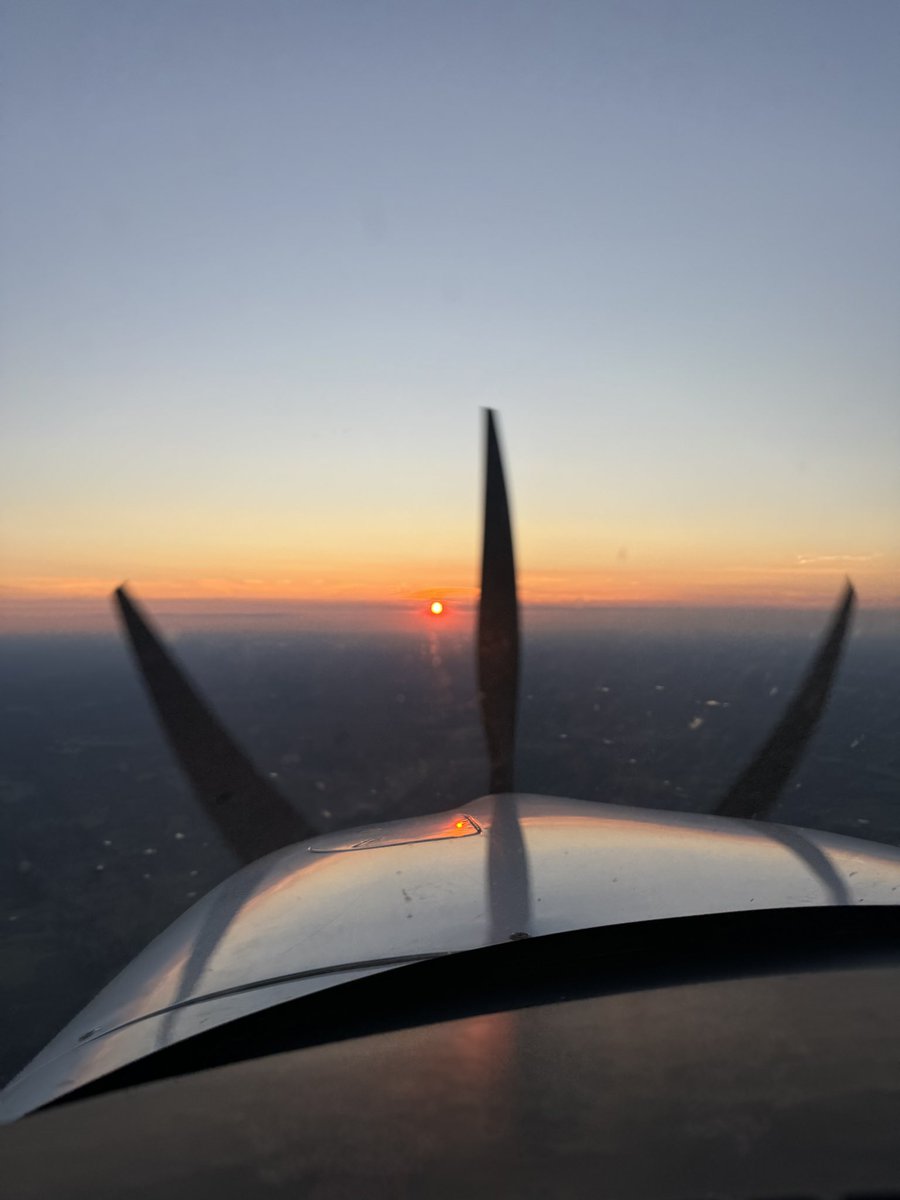 Sunset flight