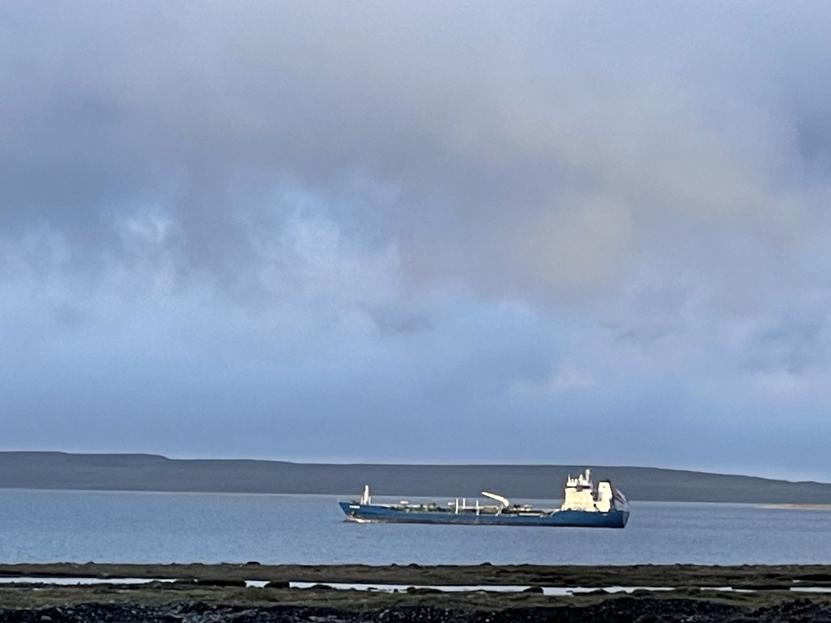 Fuel ship off loading sanikiluaq NU