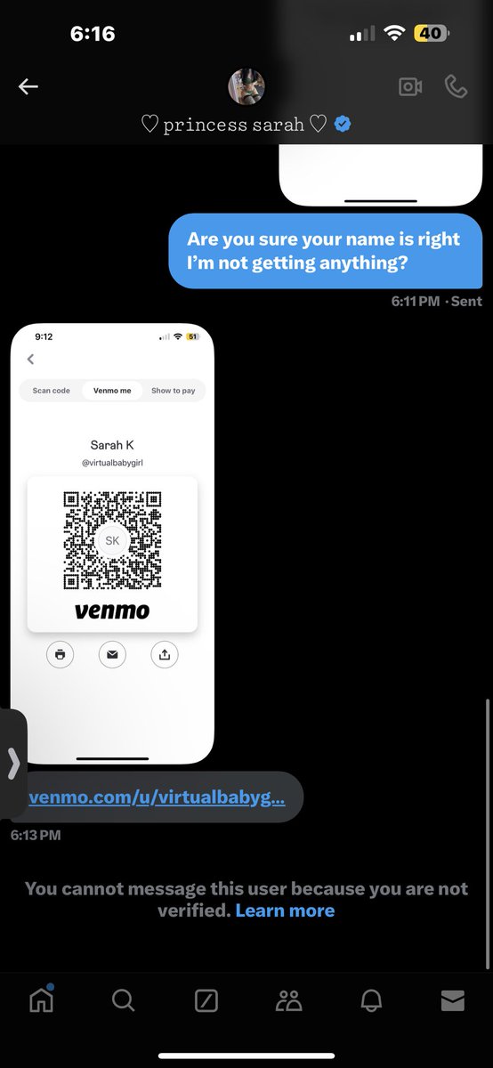 groovy_702's tweet photo. @internetbvby @itsrubeebaby @beastg213 Scammer https://t.co/sQkayalM2v
