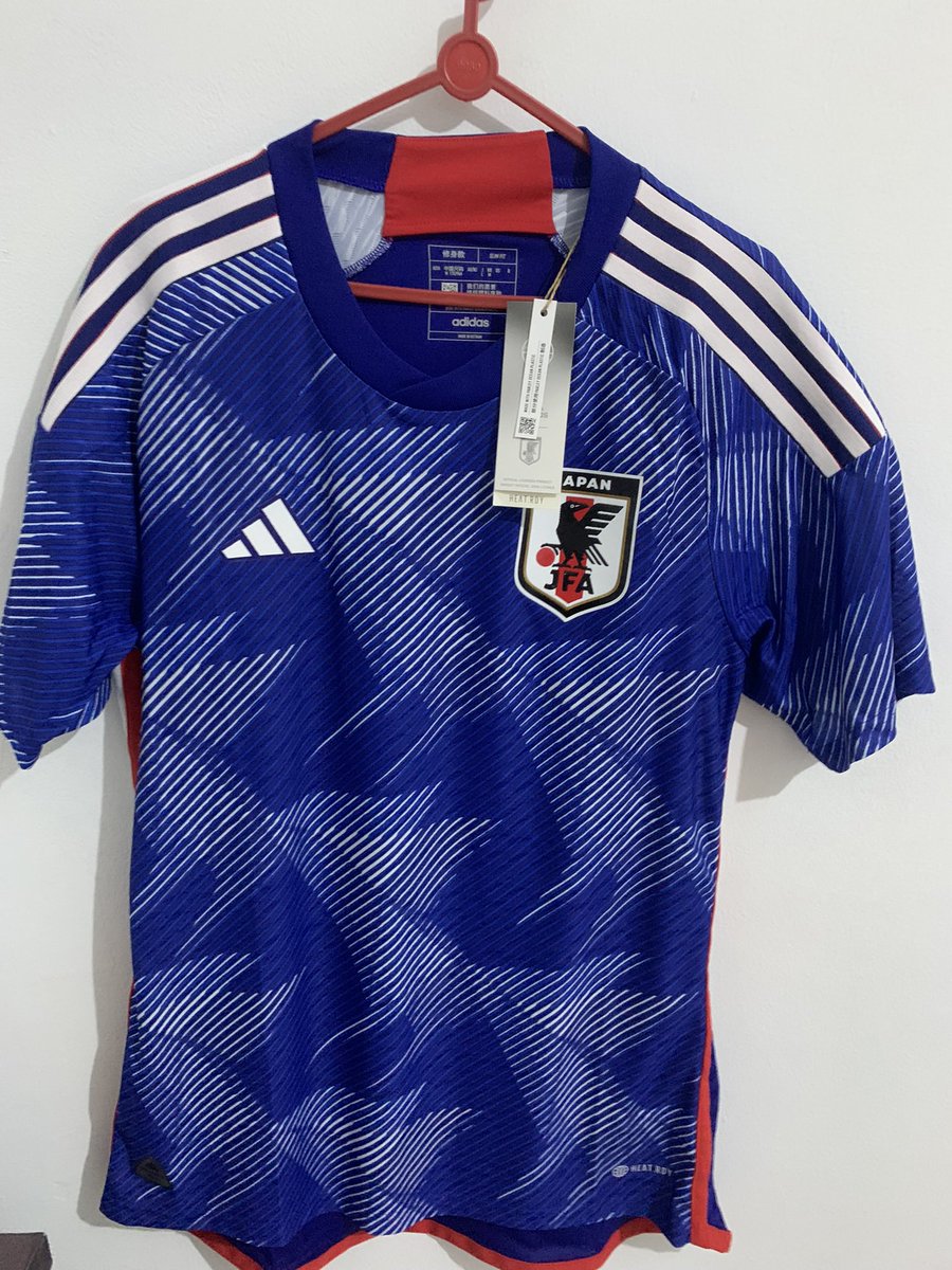 Taumazka's tweet photo. @Jerseyforum @fajarrusalem #jersey4sale 

WTS Japan Home 2022 Player Issue

Size M (74 x 50), BNWT, No Minus, Rare

Price : 2,3jt (Nego) https://t.co/psBfJQPmRc