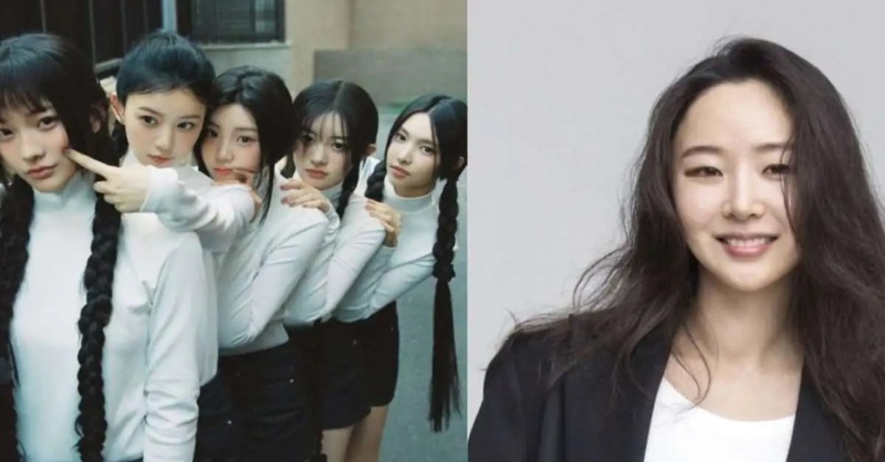 talkkpop_com's tweet photo. Munhwa Ilbo asked whether ADOR sent an 'official analysis report' to HYBE to prove ILLIT's plagiarism. ADOR did not respond to this, Knetz react
