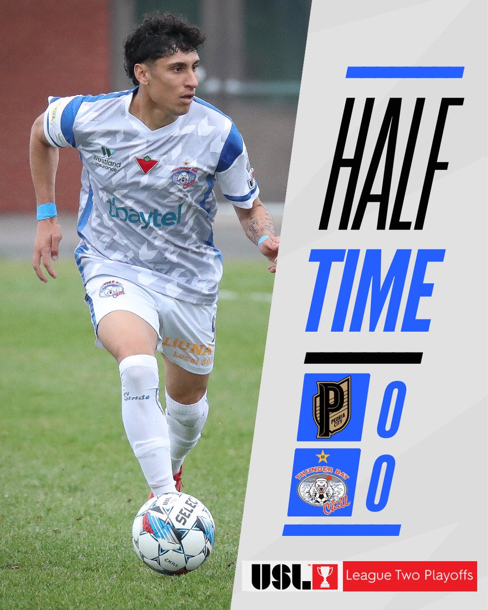 ThunderBayChill's tweet image. ⏱️ 45’ Half-Time ⏳

All square at the break. All to play for in the 2nd. 
⚪️🔵 0-0 🌇 

#LetsGoChill🐻‍❄️ | #WorkHarder😤 | #Path2Pro | #ThunderBayChill🌩️