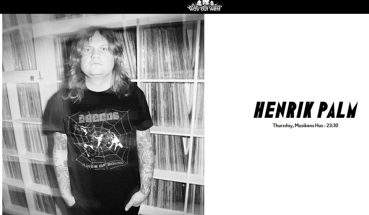 NRTHDMRRRS's tweet photo. Henrik Palm announced for Way Out West in Gothenburg!
August 8th, 2024
https://t.co/hPODXbI3Ao
@wayoutwestgbg
#HenrikPalm #HenkePalm #MisantropiskNoiseRock #WayOutWest #MusikensHus #NoWaveofSwedishHeavyMetal #LiveDates #LiveMusic #NerdIcon https://t.co/RsiG7UOpwI