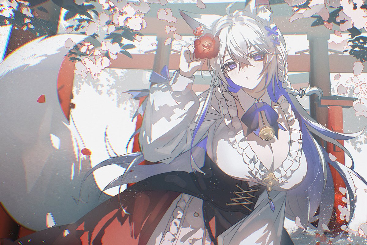 lumpydayo's tweet photo. 🌺 do red flowers look pretty in my hair?
#envtuber #vtuber #lumpyillus https://t.co/5aWNmYZ6EW