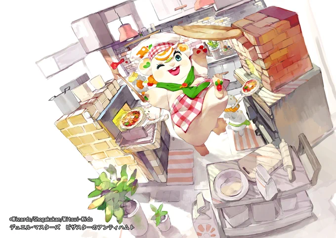 本日7月20日発売のデュエル・マスターズ DM24-EX1『超感謝祭 ファンタジーBEST』にて  「ピザスターのアンティハムト」と「料理長のラビシェフ」のイラストを担当しました! よろしくお願いいたします!!   #デュエマ dm.takaratomy.co.jp/product/…