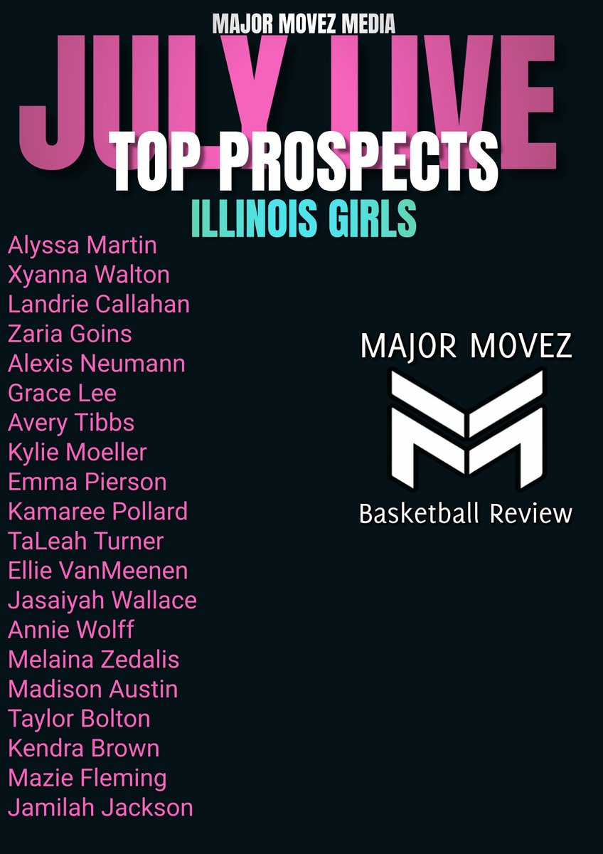 Major Movez Basketball Review #MMBR (@mmbr_coachgbell) on Twitter photo #MMBR July Live | Top Prospects Illinois Girls
<a href="/MajorMovezMedia/">Major Movez Media</a> <a href="/MajorMovezTV/">Richmond Metro Sports</a>
<a href="/XyXyMoney/">Xyanna Walton</a> <a href="/ZariaGoins/">Zaria Goins</a> <a href="/iamavery20/">Avery Tibbs</a> <a href="/KamareePollard/">Kamaree</a> <a href="/kyliemoeller13/">Kylie Moeller</a> <a href="/JamilahJackson_/">JamilahJackson13</a> #MMBR July Live | Top Prospects Illinois Girls
<a href="/MajorMovezMedia/">Major Movez Media</a> <a href="/MajorMovezTV/">Richmond Metro Sports</a>
<a href="/XyXyMoney/">Xyanna Walton</a> <a href="/ZariaGoins/">Zaria Goins</a> <a href="/iamavery20/">Avery Tibbs</a> <a href="/KamareePollard/">Kamaree</a> <a href="/kyliemoeller13/">Kylie Moeller</a> <a href="/JamilahJackson_/">JamilahJackson13</a>
