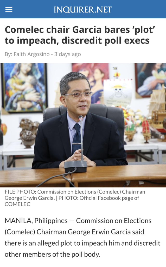 felamag's tweet photo. @COMELEC
#ChairmanGarcia
#NoToElectionFraud https://t.co/waXP2f2zfA