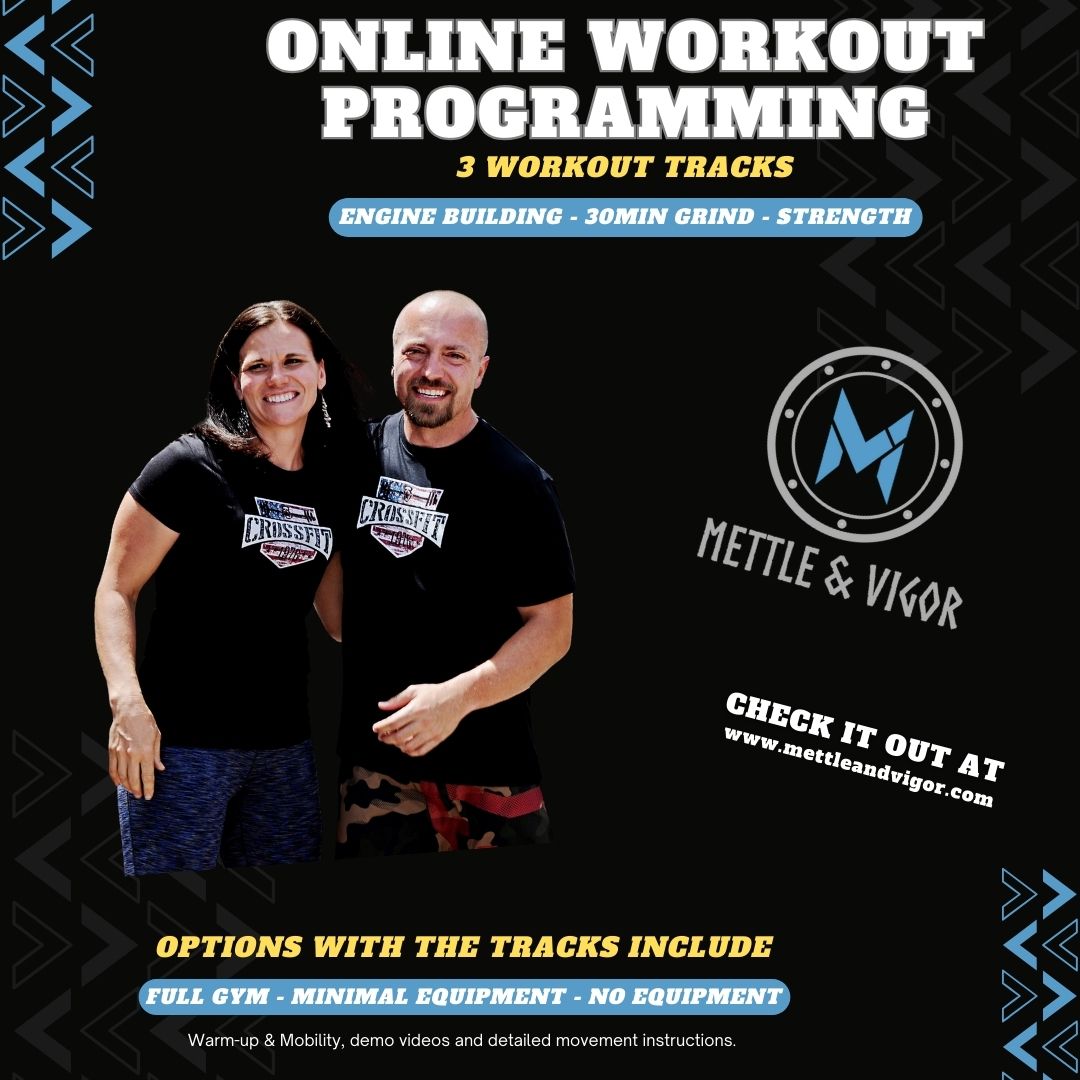 Jeremy Evans (@jeremyjevans76) on Twitter photo After years of Emma and I training individuals locally & remotely, last year we launched an online workout program for anyone at any level, anywhere. Yes we still own CrossFit 1976 out of our barn, if there are those that want to come and do group classes.
<a href="/MettleAndVigor/">Mettle & Vigor</a> After years of Emma and I training individuals locally & remotely, last year we launched an online workout program for anyone at any level, anywhere. Yes we still own CrossFit 1976 out of our barn, if there are those that want to come and do group classes.
<a href="/MettleAndVigor/">Mettle & Vigor</a>