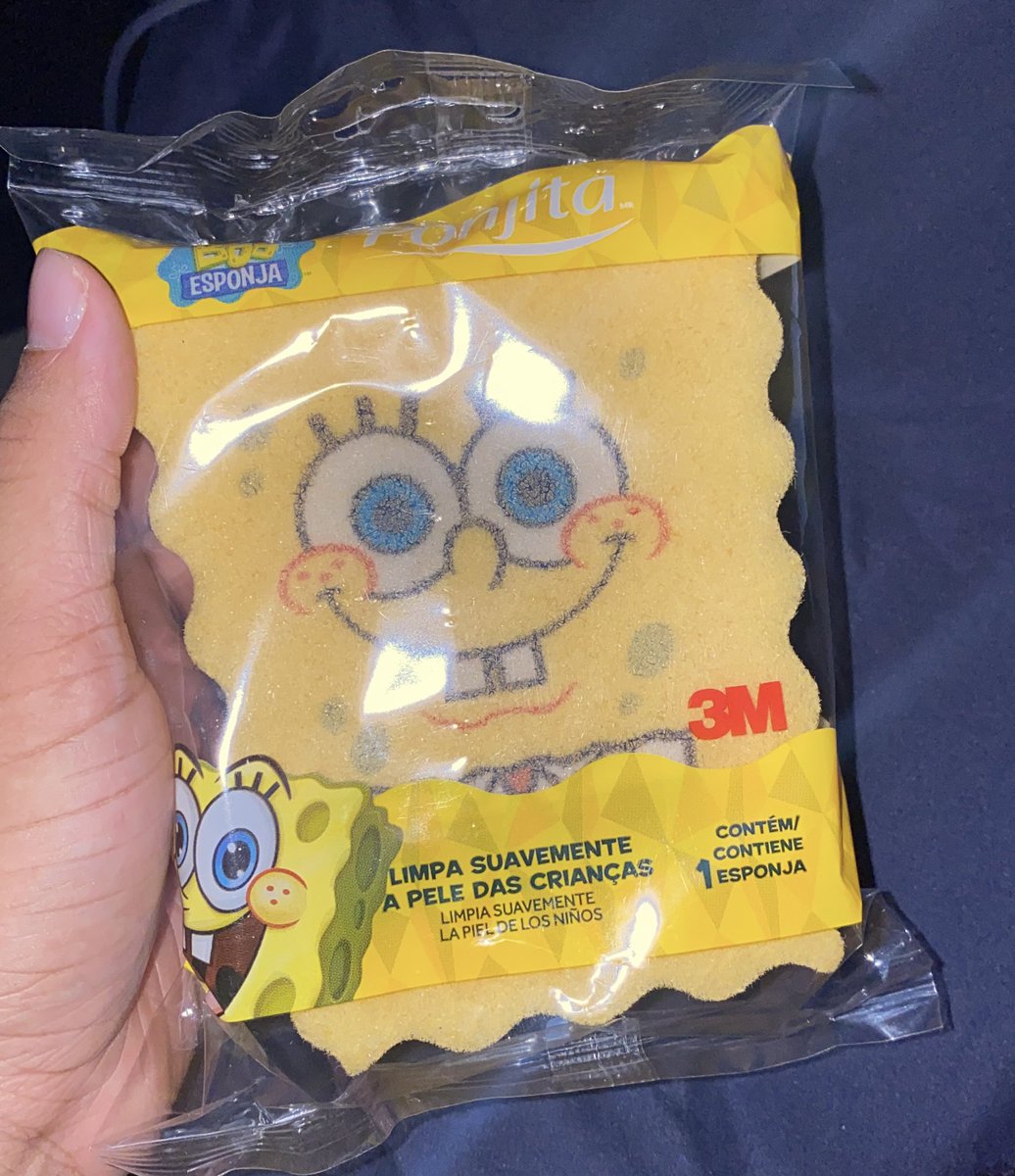 TENGO UNA ESPONJA DE BOB ESPONJA!!! 😍😂😂😂😂