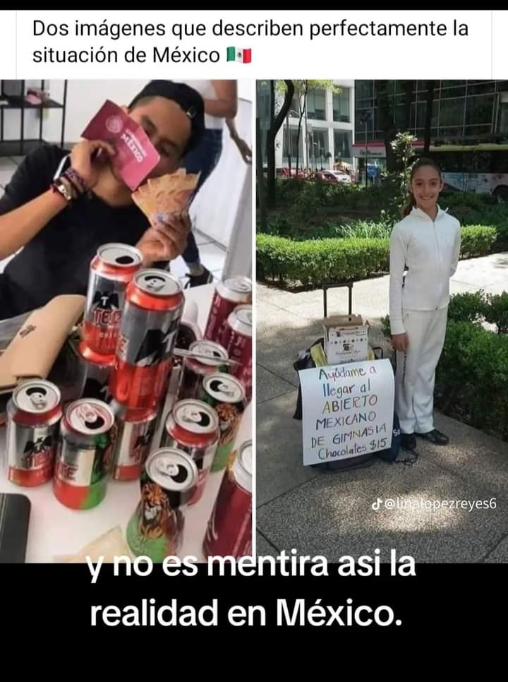 CandyHoneyLiz's tweet photo. Disfruten sus cervezas del Bienestar, bola de nacos. https://t.co/s71D9GM3nQ