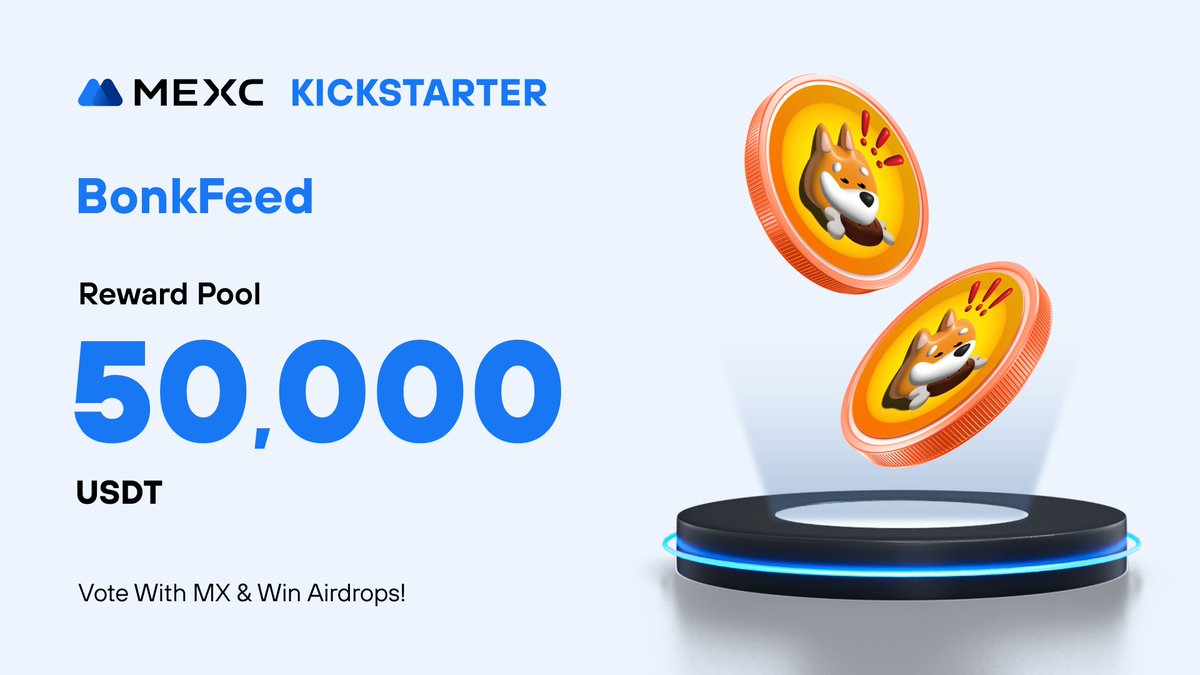 bonkfeed_inu, an innovative meme coin based on the Solana blockchain, is  coming to #MEXCKickstarter 🚀 🗳Vote with $MX to share massive airdrops 📈  $BFEED/USDT Trading: 2024-07-21 07:00 (UTC) Details: https://t.co/eH4YR51ZPa