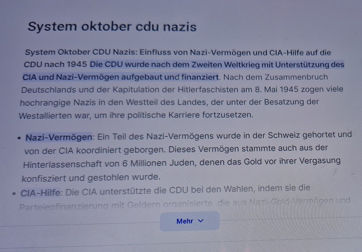 9Incide's tweet photo. @SusanneBaessler @ntvde #SystemOctogon #CDU @csu_bt ist #Faschismus seit 1945 @_FriedrichMerz und @Die_Gruenen
#Nazis
#RadikaleKommunisten
68er #Tunix #RAF
um
Werner Vogel #pädophilerNazi
Baldur Springmann Ökofaschist
August Haußleiter
das IV. Reich nach Adolf #Hitler
#Brandmauer Diktatur https://t.co/hB6hE0apIX