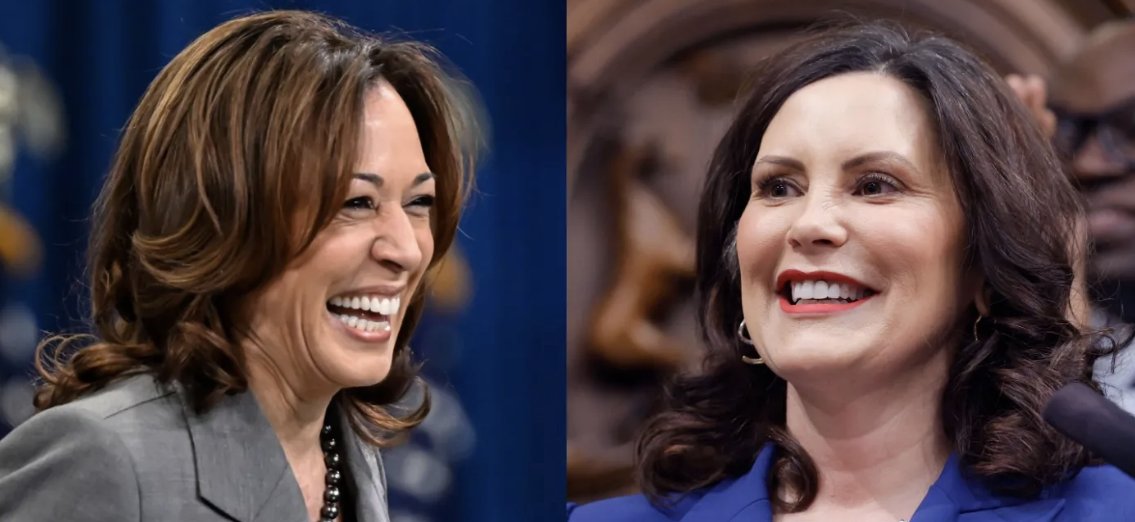 ElectionTime_'s tweet photo. #NEW: CBS Polling Shows Harris OUTPERFORMS Biden (if she were the nominee)
New polls show both VP Harris and Gov. Whitmer would outperform Biden, and that Whitmer would outperform TRUMP if she were nominated.
#Trump2024 #Biden2024 #ReplaceBiden https://t.co/ypqyMvH5Zx