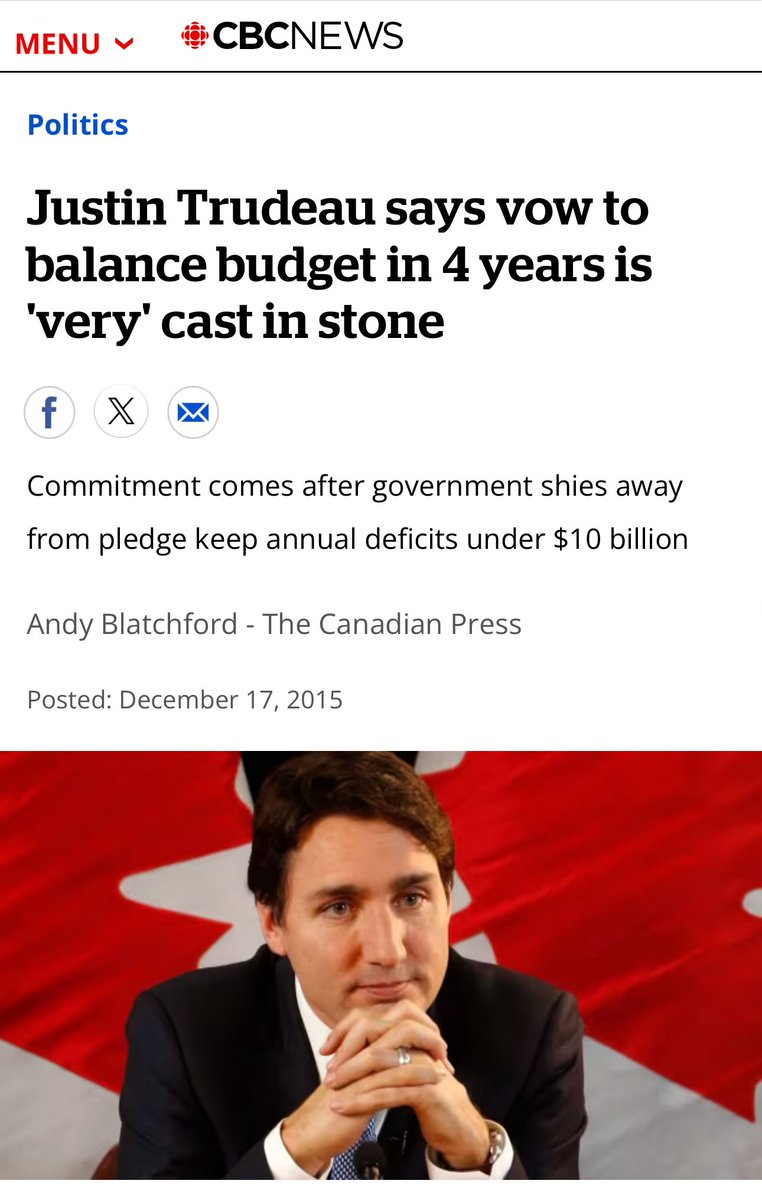 are_ndp's tweet photo. @Crustman1 You idiots have been believing Trudeau's lies for the last 9 years. How are those two billion trees coming and a balanced budget this one was set in stone https://t.co/X9FzMhLoJ9