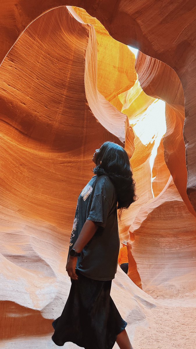 kaditopia's tweet photo. Aunty took all the pics. Canyon antilope https://t.co/F6BeFmXyqz