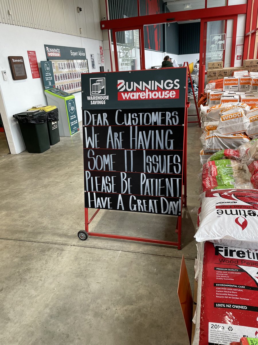 CucumberError's tweet image. Bunnings did the thing!