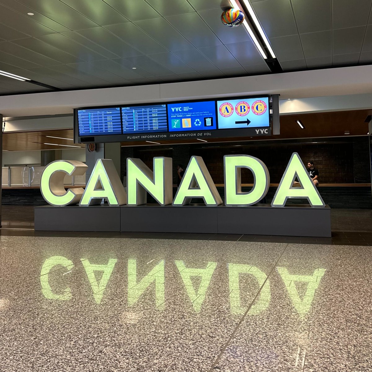 FlyYYC's tweet photo. ๐ We are #SeeingYellow to end human trafficking in our city and in our airport. We support @NIMC_ally to raise awareness about human trafficking and sexual exploitation. Look for #SeeingYellow messages around YYC this summer. https://t.co/8JjfaydSnn