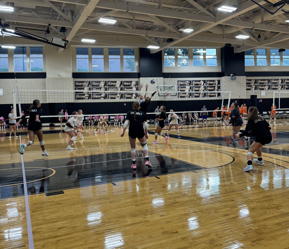 LafJeffVball's tweet photo. Day 1 of Purdue Camp! 
Seen lots of great things and growth among these group of girls!! 
Ready for more volleyball these next two days 🏐
#FAMILY https://t.co/XPji14xpr8