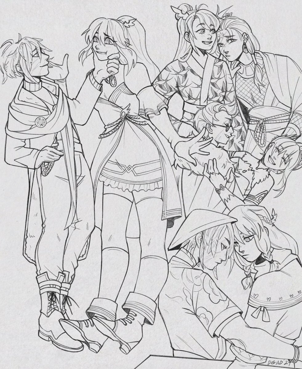 cmm sketch page done for <a href="/miflored/">Flo</a> ❤️‍🔥