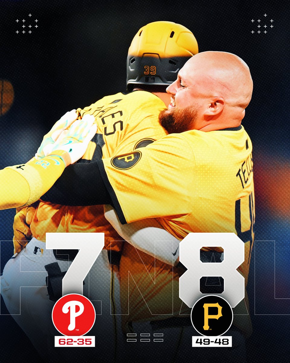 MLB's tweet photo. The @Pirates move above .500 as they chase an NL Wild Card spot. 👀 https://t.co/wHzgVWc9Sx