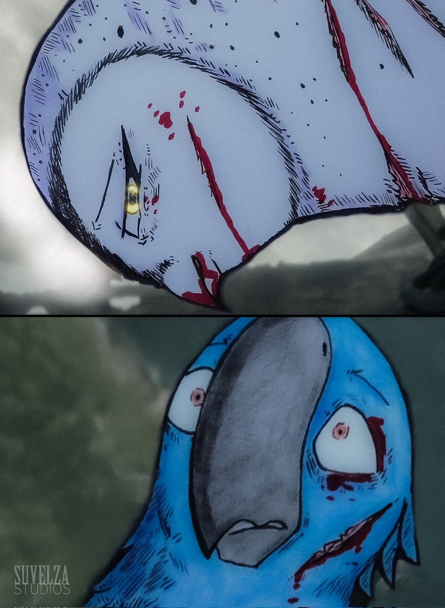 zuvelsa's tweet photo. POR SI SE PREGUNTAN, EN QUE ME INSPIRE PARA ESTA PARTE FUE EN ESTA TRISTE ESCENA DE "LA CASA DEL DRAGÓN".

ESTA TRISTE LA ESCENA, PERO TRANQUILOS QUE A DIFERENCIA DE ELLAS 🥲. LA MÍA NO ES CANON.💙🤍

#suvelzastudiso #rio2 #Rio2 #izelxblu #bluxizel #HouseOfTheDragon #arte https://t.co/rFXa2oRHCA