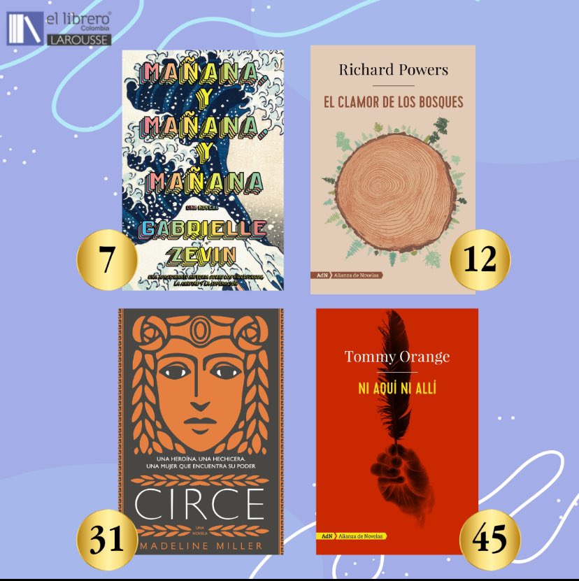 LAROUSSEDLC's tweet photo. 🌟Estamos celebrando🌟 The New York Times anunció su lista de los mejores 100 libros del siglo 21 elegidos por los lectores 📚 No podríamos estar más orgullosos de ver a nuestros libros en su selección @adnovelas ¿Cuáles conocen? ¿Cuáles han leído? 

 #mejoreslibros #NYTimes https://t.co/4I4fbLH0fG