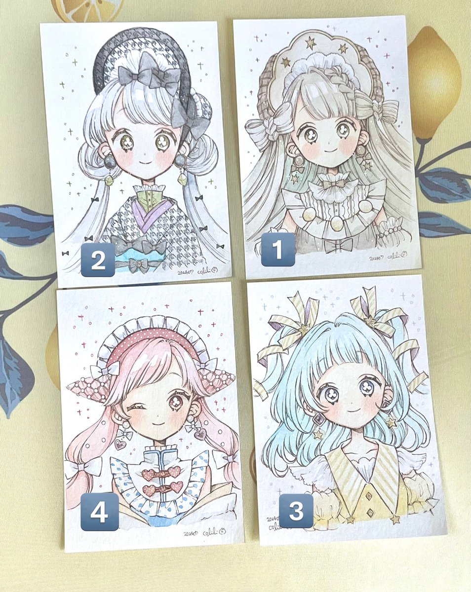 この後11:30にドローイング追加します! ご縁をいただけたら嬉しいです…🎀 どうぞよろしくお願いいたします!  早速グッズをご注文くださった方もありがとうございます! 本日23時までのオープンとなります。 どうぞお気軽にご利用ください🌷 