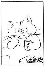 化け猫あんずちゃん、あの「身体の外に出た汗表現」も原作準拠なんだよね。細かいのう～ニクいのう～ 