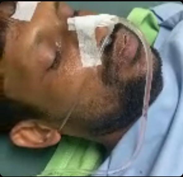 Jangid's tweet photo. Sir @DrSJaishankar. I really need your urgent intervention. My cousin had met with an industrial accident on foreign waters. And right now at RSUD Natuna 
Hospital (Indonesia). We are trying to get clearance for airlifting since last couple of days. And finally sent an email to eam@mea.gov.in yesterday. Please help Sir.