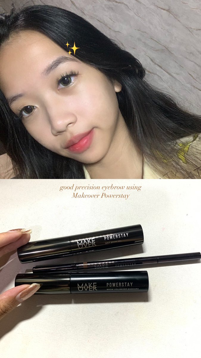 cijeel's tweet image. Alis on point, mood pun jadi on fire! ✨❤️ #MakeoverMagic #PerfectBrows 

ini keracunan tasya guys, sumpah jd rapi bngt kannn😍😍😍

Serapi ini cuma pakai All set from Makeover Powerstay Brow Lamination!🤓 super sat set &amp;amp; bikin alis buluku jd super rapi, harus cobain yaa!😍😍