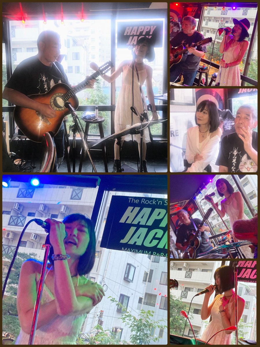 strayjelly's tweet photo. 告知もせずにすみません、
先日の野毛Happy Jackのライブから。
音もお届けしたいですね〜

次のライブは…
8月に出来るかな？ https://t.co/5cs0yoK3KH