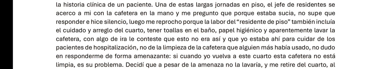 Y tus compañeros R mayores? Personas que atravesaron lo mismo y deberian ser un apoyo, con el cuentico culo de las jerarquias se toman la molestia de hacerle zancadilla a sus R menores, o de humillarlos.. se les olvida q son iguales tienen el mismo titulo de medico general..