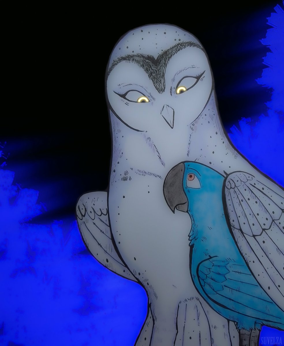 zuvelsa's tweet photo. SE VEN LINDOS JUNTOS.
YA FALTA POCO CHICOS.

💙🤍

MAÑANA SE ESTRENA CON SUERTE.
#suvelzastudios #izelxblu #bluxizel #rio2 #Rio2 #art #azulyblancodelapeliculario #oc #Oc #Ocxcanon https://t.co/YzKNAzUgHC