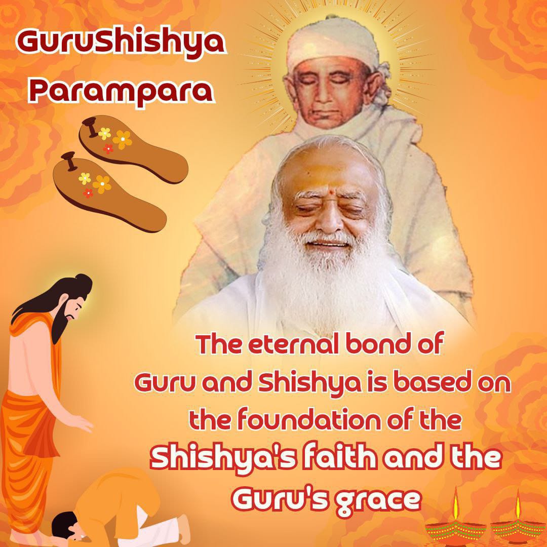The entire burden of protecting, preserving &amp; expansion of various fields of Dharmic Knowledge has been on the #GuruShishyaParampara finds its source to Shri Narayana &amp; Mahadeva depending on the sampradaya one belongs to.

It is through this Eternal Bond of Guru-Shishya we have