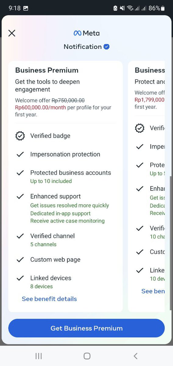 MrOngDedy's tweet photo. Waspada ya...

WhatsApp centang biru (bukan centang hijau) udah bisa dibeli.

Jadi dapet pesan WA nyuruh install APK, trus centang biru, jangan langsung percaya. Dimintain kode OTP juga jangan kasi. Diminta transfer, cek ricek dulu.

Oke?

Nih harganya. 👇 https://t.co/vmL8lIBzxZ