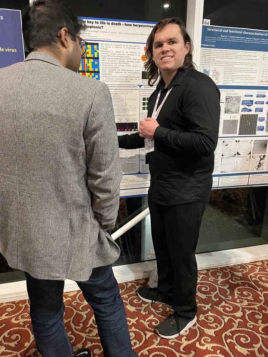 Brayden and his prize winning poster at ECPM. Congratulation! ⁦<a href="/usyd_FABLab/">usyd_FABLab</a>⁩