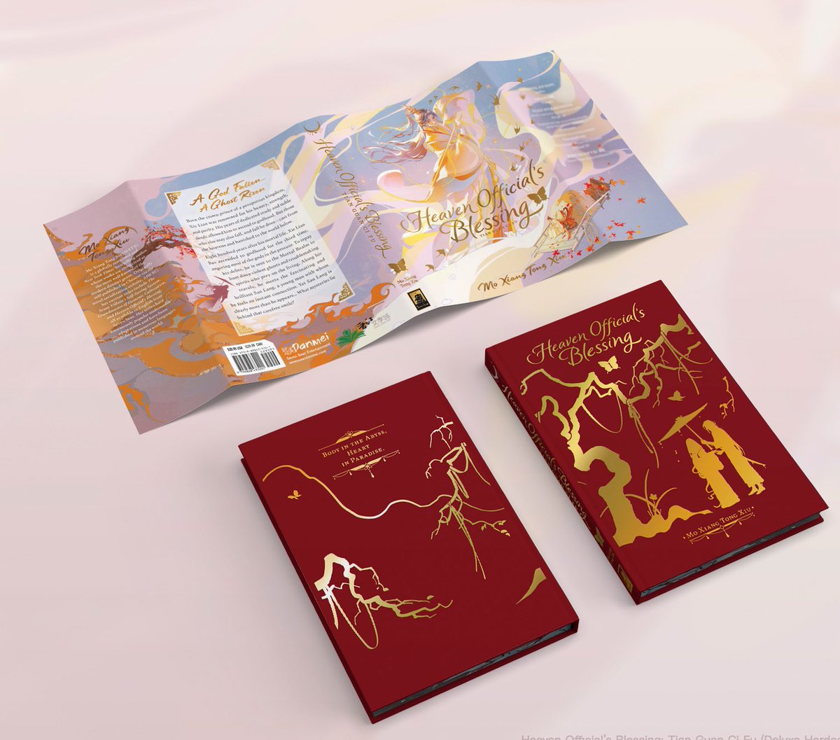 yeIIowstars's tweet photo. A 7mares divulgou hoje a arte de capa e a pintura trilateral da versão capa dura de Tian Guan Ci Fu ❤️ 

Tá a coisa mais linda e melhor ainda está disponível na Amazon Brasil 
🔗 https://t.co/JkSUWvoQHi https://t.co/JfjyEEnLxn