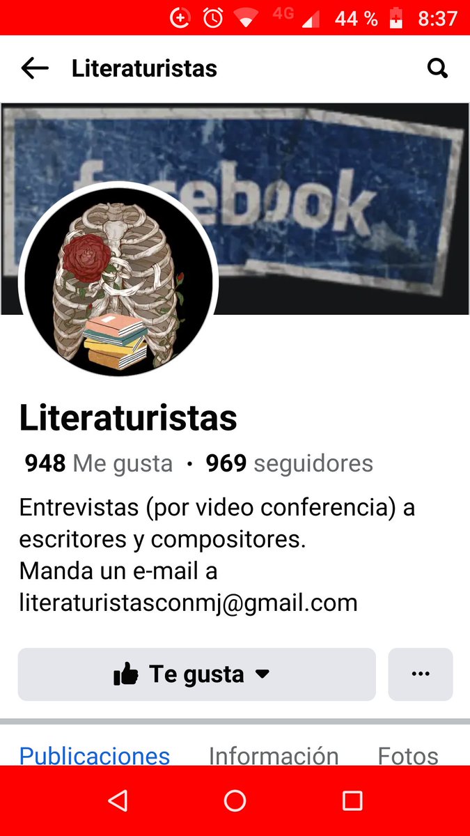 literaturistas's tweet photo. El facebook de @EMJPhoenix888 y el nuestro. https://t.co/cipkYxwKPC
