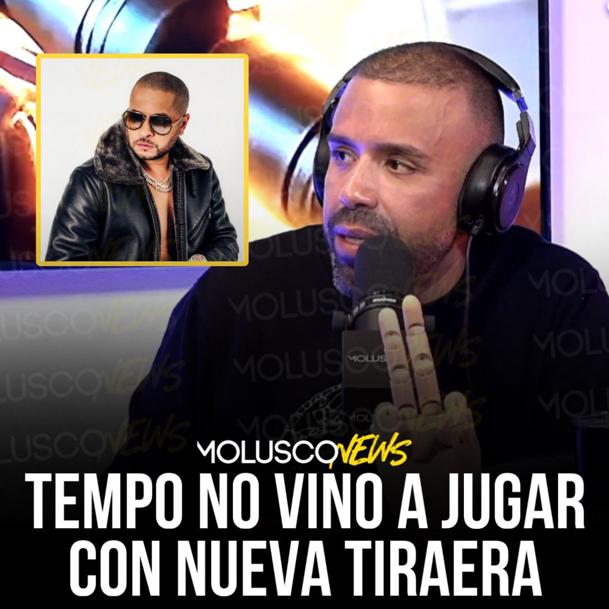 Moluskein's tweet photo. #Tempo no está dejando camarones pa nadie 👀 Paaal de artistas de llevaron su rafagazo en #NFT4 tiraera para @Anuel_2bleA analizamos las barras en #ElRefugio de #MoluscoTV 🔥🔥🔥 ¿Qué opinas del tema? https://t.co/oE6Xe0Fq8I
