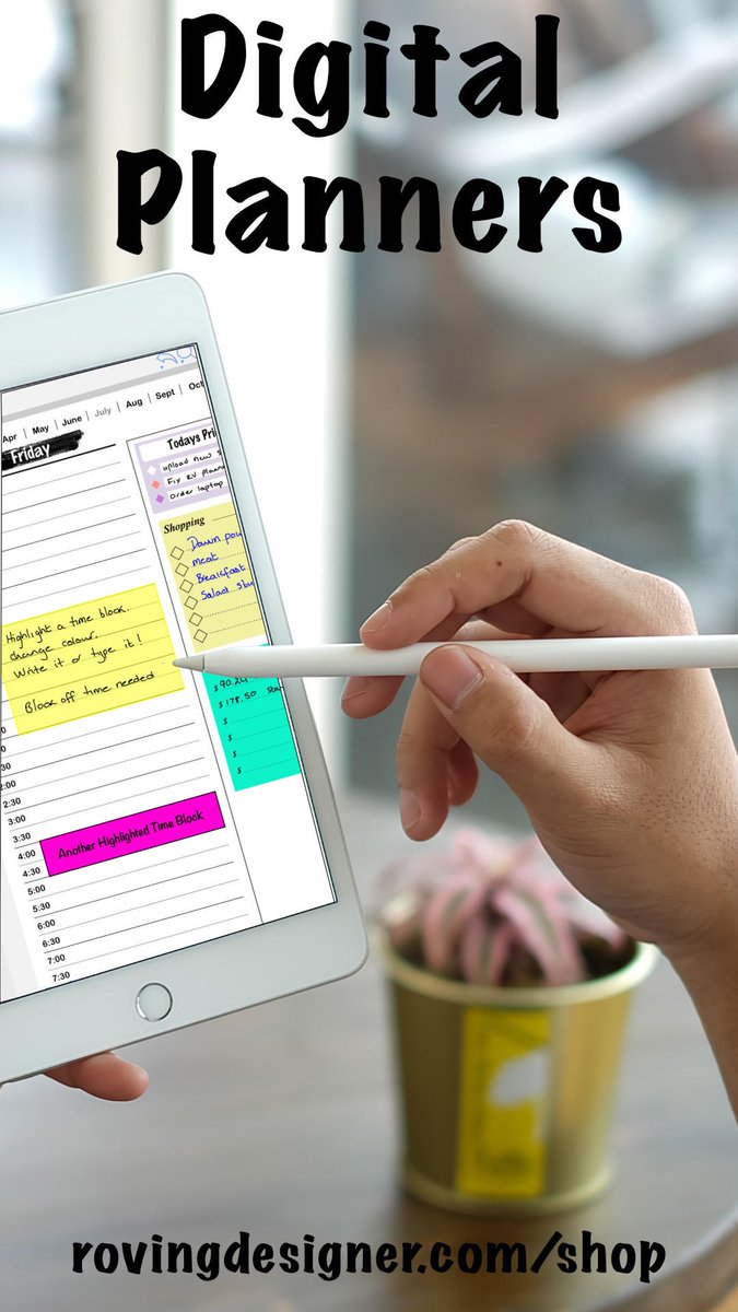 RovingDesigns's tweet image. Easy way to stay organized - go digital!!
rovingdesigner.com/shop

#digitalplanners #digitaljournals #zoomnotes #Goodnotes