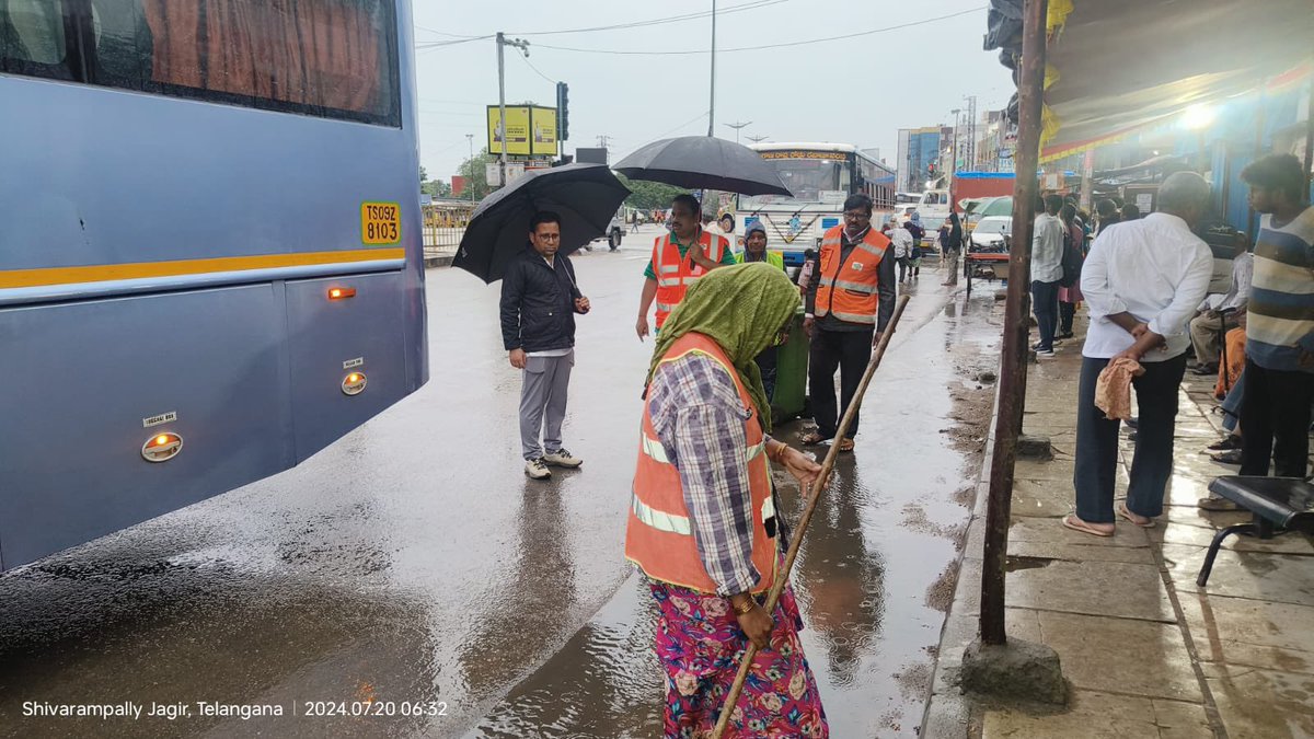 Sir/ Madam, inspection of sanitation at Aramghar X Road &amp; Fiza hotel Bahadurpura along with DC’s@gh