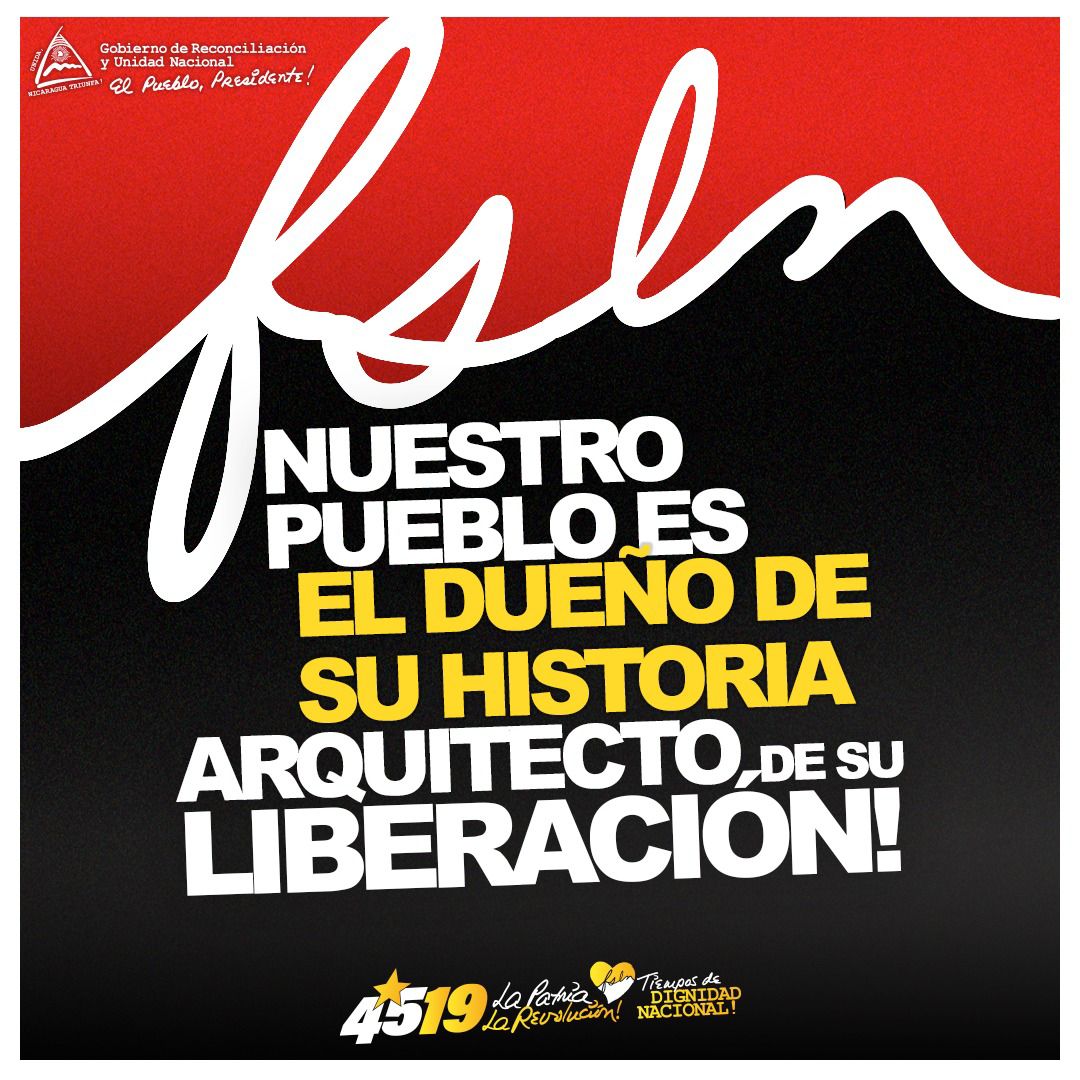 ¡Viva la PATRIA, Viva la REVOLUCIÓN! 🔴⚫️✊🏻

#4519lapatrialarevolución 
#4519siempremásallá 
#Nicaragua 🇳🇮
