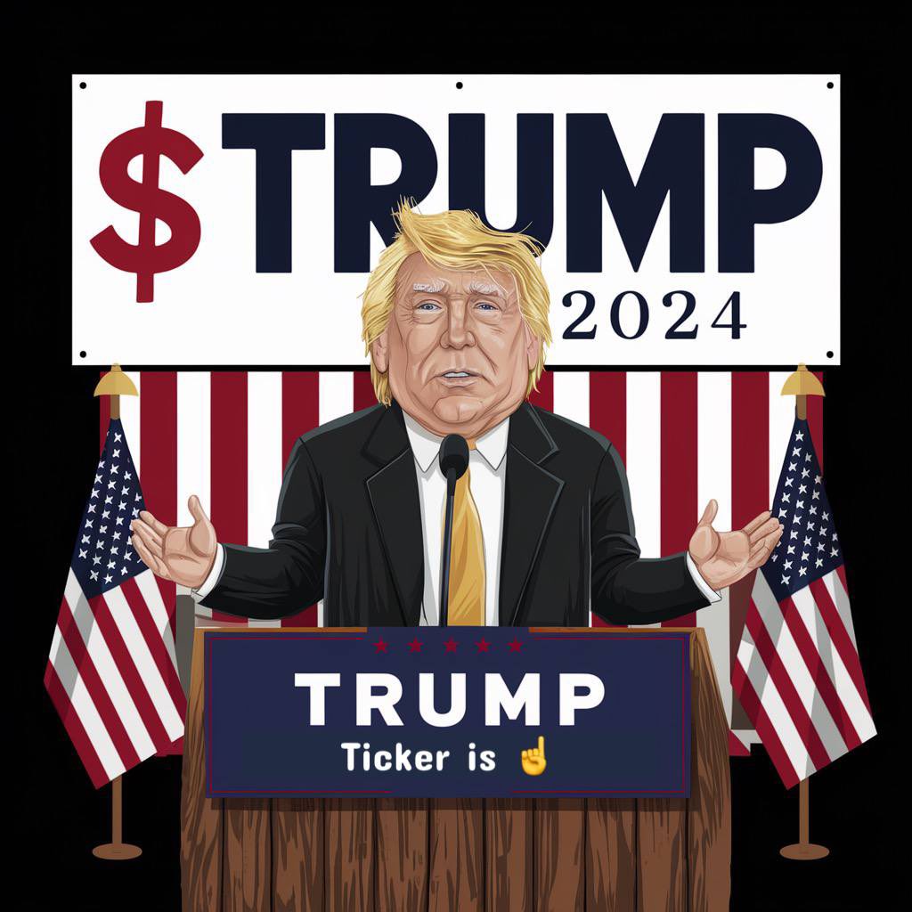 He may change his slogans but will never change his name. 

The Ticker is $TRUMP

#TRUMP #TRUMP2024 #MAGA