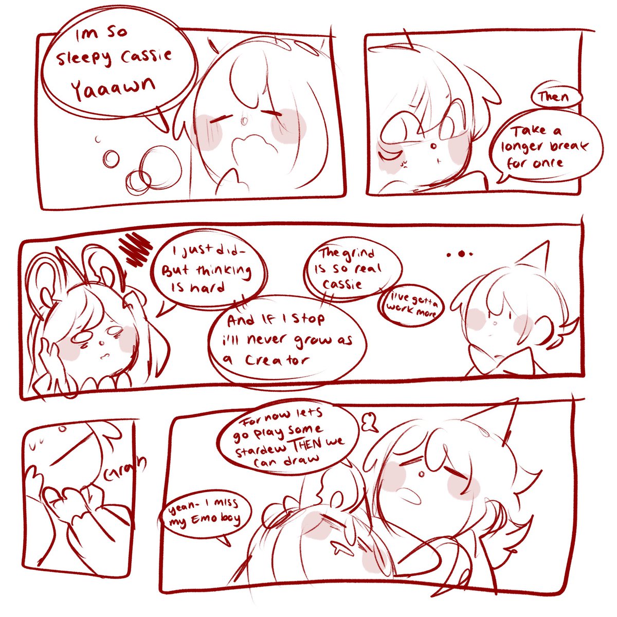 🎀・Day 8 | Starberry Clown #1 | MOMO

Have a little something different today! 

And a little doodle comic between me and one of my clowns Cassie.