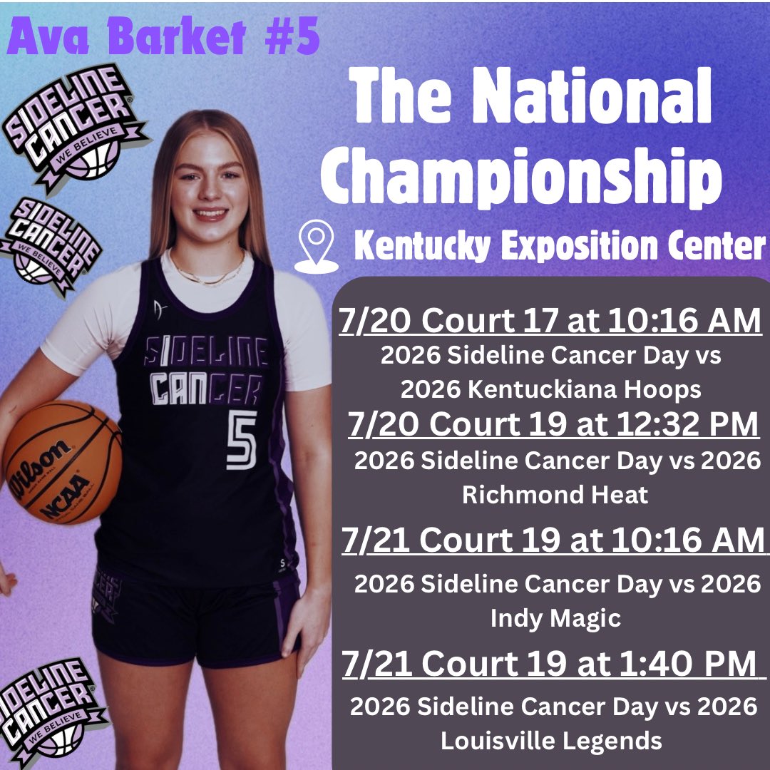 Ava Barket (@ava_jaynee) on Twitter photo This is the last chance to watch my team play this season! Come watch us leave it all on the floor in Kentucky! 🖤💜 <a href="/RamblersWBB/">Loyola Women's Basketball</a> <a href="/Mount_WBB/">Mount Women's Basketball</a> <a href="/CoachB_Freeman/">Blessing Freeman</a> <a href="/HurstWBB/">Mercyhurst Women's Basketball</a> @lakaitlinw17 <a href="/CoastalWBB/">Coastal Women’s Basketball</a> <a href="/SacredHeartWBB/">Sacred Heart WBB</a> <a href="/CedarvilleWBB/">Cedarville WBB</a> <a href="/TusculumWBB/">Tusculum Women's Basketball</a> <a href="/clarion_wbb/">Clarion WBB</a> <a href="/_CoachDFleming/">Daron Fleming</a> <a href="/NiagaraWBB/">Niagara Women's Basketball</a> This is the last chance to watch my team play this season! Come watch us leave it all on the floor in Kentucky! 🖤💜 <a href="/RamblersWBB/">Loyola Women's Basketball</a> <a href="/Mount_WBB/">Mount Women's Basketball</a> <a href="/CoachB_Freeman/">Blessing Freeman</a> <a href="/HurstWBB/">Mercyhurst Women's Basketball</a> @lakaitlinw17 <a href="/CoastalWBB/">Coastal Women’s Basketball</a> <a href="/SacredHeartWBB/">Sacred Heart WBB</a> <a href="/CedarvilleWBB/">Cedarville WBB</a> <a href="/TusculumWBB/">Tusculum Women's Basketball</a> <a href="/clarion_wbb/">Clarion WBB</a> <a href="/_CoachDFleming/">Daron Fleming</a> <a href="/NiagaraWBB/">Niagara Women's Basketball</a>