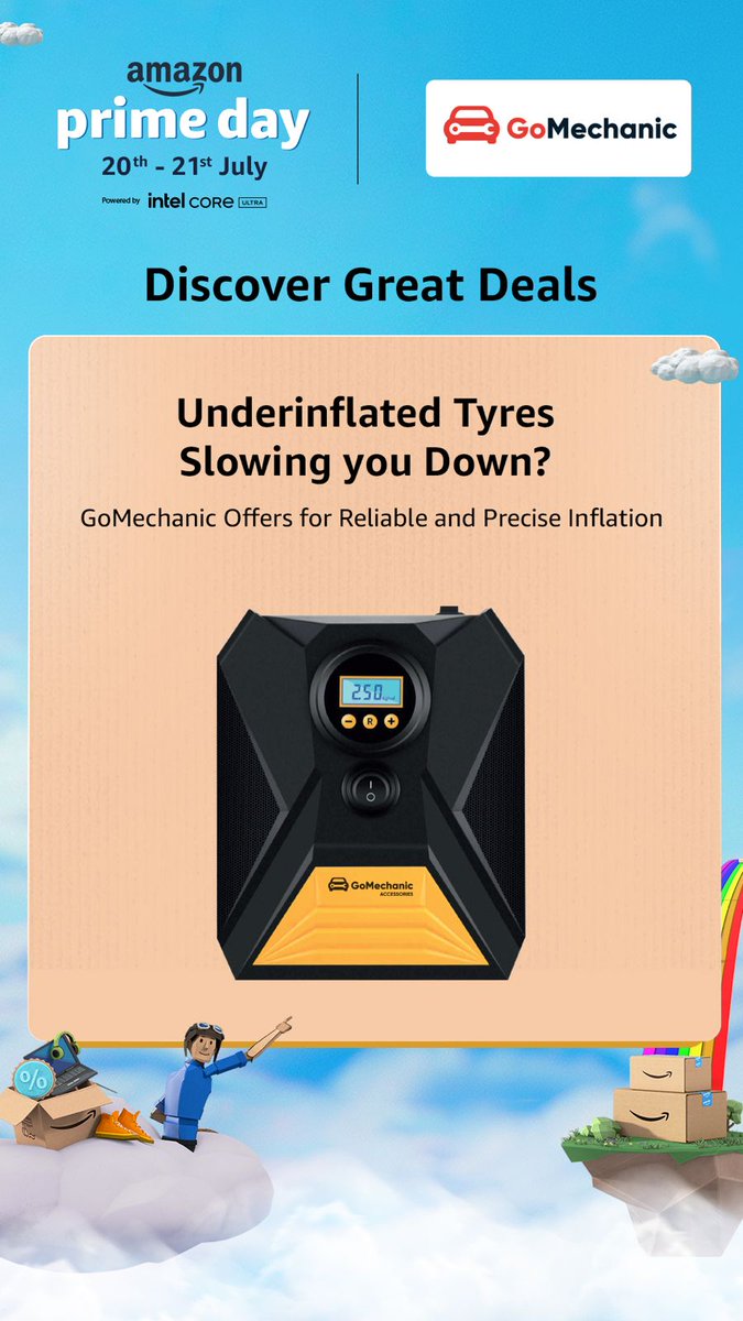 "🚗✨ Upgrade your ride with GoMechanic accessories this Prime Day! Unbeatable deals await! #PrimeDay #GoMechanic #CarCare"
amazon.in/dp/B0972WB6VJ/- Shop now
amazon.in/dp/B0CNXX22MW/- Shop now