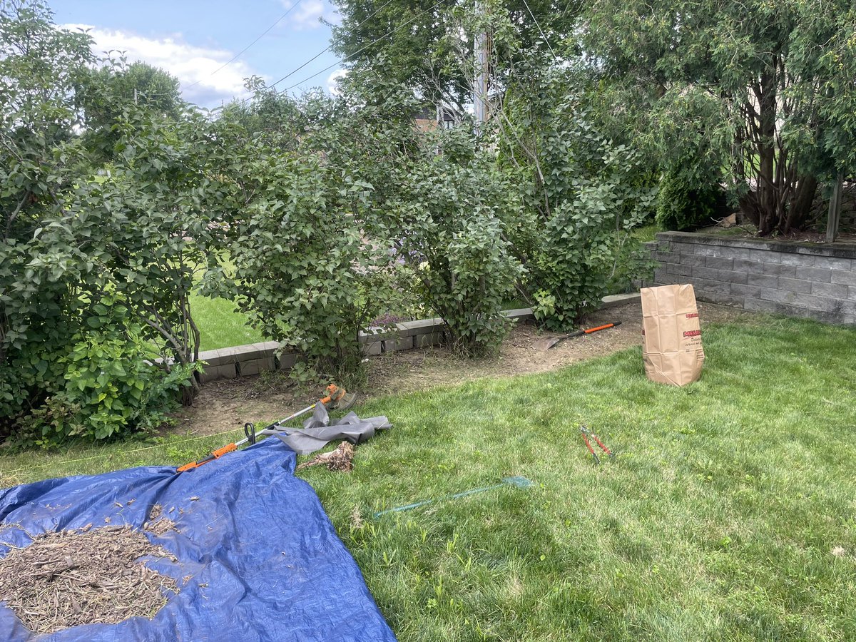 JaegerOutdoor's tweet photo. I have been called ugly, insufficient, stupid, ignorant, poor, inadequate, and far worse. Never has anyone ever told me I am a bad mulcher or subpar at installing weed guard and they never will be able to https://t.co/5FkekU4ZN3