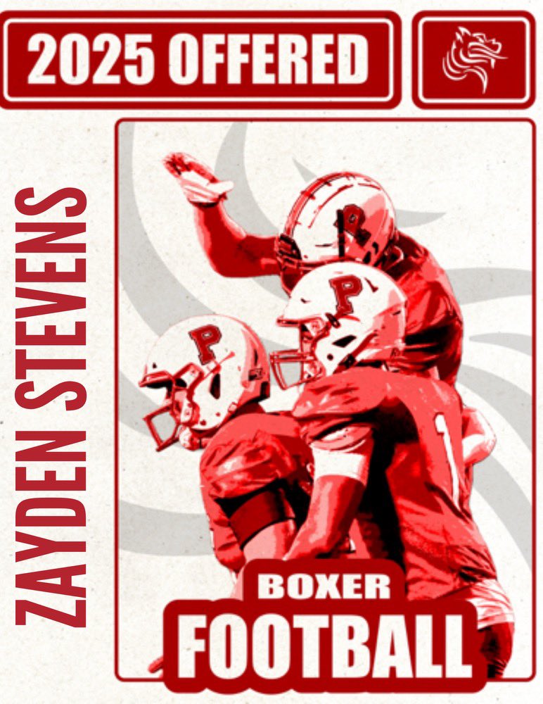 ZayStevens's tweet photo. AGTG! Blessed to have received an offer to @Boxer_Football Thank you @Coach_Nai for believing in me. @TheVistaRidgeFB @TeamFullGorilla https://t.co/1PPVAQNMmn